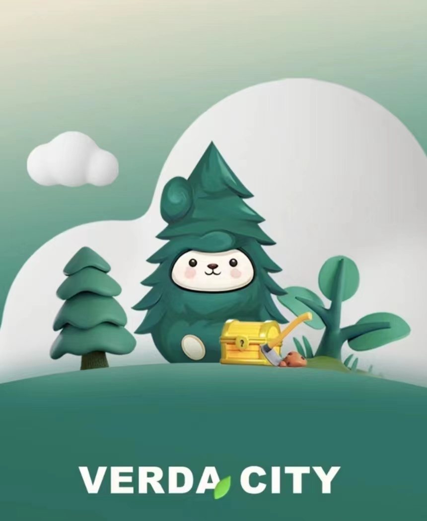 Verda City~首码上线，正在空投，Avive模式，零撸VERDA币及比特币BTC，注册即送10万算力及10枚VA币，分享好友、关注官推及通过互换能量码可得大量算力奖励。